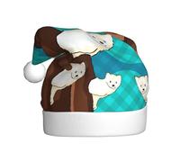 YYHHAOFA Joli chapeau de Noël à motif de raton laveur pour adulte, ce qui en fait un cadeau amusant et durable pour homme et femme