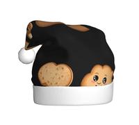 YYHHAOFA Joli chapeau de Noël à motif de tranches de pain pour adulte, ce qui en fait un cadeau amusant et durable pour homme et femme