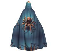 YYHHAOFA Jolie cape à capuche pour adulte imprimée tarentule araignée est une cape super grande, confortable et durable