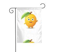 YYHHAOFA Jouet mangue super mignon imprimé mât de drapeau extérieur cour décoration double face 30,5 x 45,7 cm