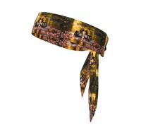 YYHHAOFA Katy Craig Paire de foulards de sport Motif canards mandarins Bandeau décontracté Élastique absorbant la transpiration Réglable Antidérapant