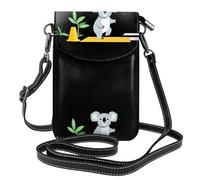YYHHAOFA Koala Crossing The Road Petit sac à bandoulière en cuir pour femme, imperméable et durable