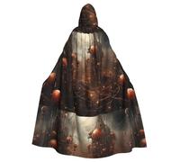 YYHHAOFA La cape à capuche imprimée Order in chaos pour adulte est un poncho à capuche super grand, confortable et durable pour Halloween