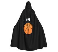 YYHHAOFA La cape à capuche pour adulte avec imprimé araignée sur le basket-ball est une cape super grande, confortable et durable conçue pour les adultes