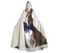 YYHHAOFA La cape à capuche pour adulte avec nœud papillon imprimé kangourou est une cape super grande, confortable et durable