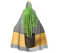 YYHHAOFA La cape à capuche pour adulte imprimée forêt de mangrove dense est une cape super grande, confortable et durable