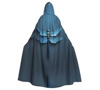 YYHHAOFA La cape à capuche pour adulte imprimée libellule bleue est une cape super grande, confortable et durable