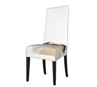 YYHHAOFA La housse de chaise de salle à manger imprimée chien carlin est facile à démonter et fabriquée en tissu haute résilience qui est résistant à l'usure