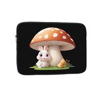 YYHHAOFA Little Rabbit Under The Champignon Picture Housse de protection pour ordinateur portable - Housse résistante aux chocs pour ordinateur portable de 13" pour homme et femme, voyage d'affaires