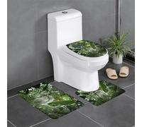 YYHHAOFA Lot de 3 tapis de bain ultra doux et absorbants avec motifs de forêt tropicale, jungle et jungle - 61 x 40,6 cm