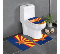 YYHHAOFA Lot de 3 tapis de sol antidérapants à séchage rapide Motif drapeau de l'Arizona