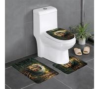 YYHHAOFA Lot de 3 tapis de sol antidérapants à séchage rapide Motif Vines at The Subway Station