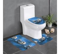 YYHHAOFA Lot de 3 tapis de sol antidérapants pour salle de bain, toilettes et cuisines Motif loutre de mer