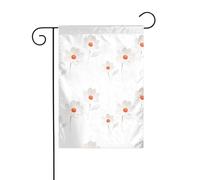 YYHHAOFA Magnifique drapeau de jardin en céramique avec motif de fleurs 30,5 x 45,7 cm pour jardin, terrasse, balcon