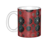 YYHHAOFA Mug en céramique avec motif d'armes biologiques pour cappuccino, latte, céréales, yaourt, lait, boissons chaudes ou froides, four à micro-ondes