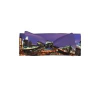 YYHHAOFA New York Night Prints Baby Bow Headband: Couverture douce et extensible pour nouveau-né pour photos et fêtes prénatales - 0-6 mois