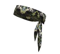 YYHHAOFA Panda Cubs in the forest Picture Foulard de sport, absorbant la transpiration et respirant, bandeau de mouvement, foulard double face
