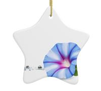 Yyhhaofa Pendentif en céramique pour sapin de Noël Motif gloire du matin Décoration centres commerciaux, supermarchés, magasins