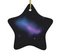 Yyhhaofa Pendentif en céramique pour sapin de Noël Motif nébuleuse irrégulière Décoration centres commerciaux, supermarchés, magasins