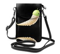 YYHHAOFA Petit sac à bandoulière en cuir pour femme avec motif pupe à soie, imperméable et durable