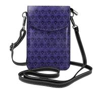 YYHHAOFA Petit sac à bandoulière en cuir pour téléphone portable, 19,3 x 12,4 cm, image fantôme essaim pour la marche, le camping, le shopping, les voyages et une utilisation en extérieur