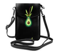 YYHHAOFA Petit sac à main pour téléphone portable 19,3 x 12,4 cm, motif avocat super heureux, étui à rabat en cuir pour femme, parfait pour la marche, le camping