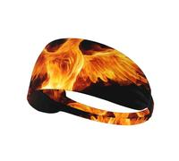 YYHHAOFA Phoenix in Fire Bandeau de sport pour femme résistant à la transpiration Bandeau élastique