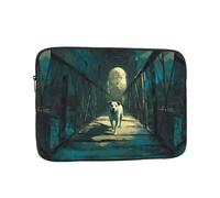 YYHHAOFA Puppy on The Bridge - Housse de protection antichoc pour ordinateur portable 10" pour homme et femme, voyage d'affaires, bureau quotidien