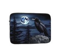 YYHHAOFA Raven in The Night Picture Housse pour ordinateur portable - Housse antichoc pour ordinateur portable de 17 pouces pour homme et femme, voyage d'affaires, bureau quotidien