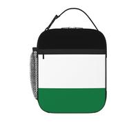 YYHHAOFA Sac à déjeuner isotherme portable, motif drapeau de l'État de Palestine, réutilisable, durable, pour homme et femme, facile à transporter
