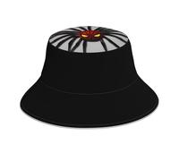 YYHHAOFA Scary Spider Picture Chapeau bob réfléchissant pour homme et femme Noir