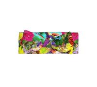 YYHHAOFA Serre-tête à nœud pour bébé avec imprimé floral et colibri - Accessoire doux et extensible pour séance photo de bébé et tenues mignonnes