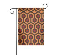 YYHHAOFA Shining Overlook Prints Drapeau de jardin 30,5 x 45,7 cm - Housse d'extérieur résistante aux intempéries, couche de jardin élégante pour décoration de terrasse et d'arrière-cour