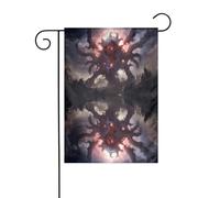 YYHHAOFA Star Behemoth Mât de drapeau de jardin imprimé double face 30,5 x 45,7 cm