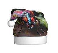 YYHHAOFA Strange Insects Picture Bonnet de Noël pour adulte Doux et moelleux Idéal pour une utilisation à long terme