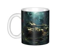 YYHHAOFA Tanks in the Jungle Mug en céramique pour cappuccino, latte, céréales, yaourt, lait, boissons chaudes ou froides Four à micro-ondes