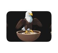 YYHHAOFA Tapis de sol en velours avec motif aigle dans le bol tournant - Pour chambre à coucher, salon, dortoir, décoration de la maison