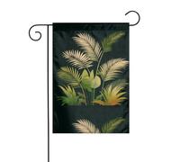 YYHHAOFA The Beauty of Zongye Mât de drapeau de jardin imprimé double face 30,5 x 45,7 cm