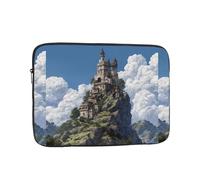YYHHAOFA The Castle on top of The Hill Picture Housse de protection pour ordinateur portable - Housse antichoc pour ordinateur portable de 17 pouces pour homme et femme, voyage d'affaires, bureau
