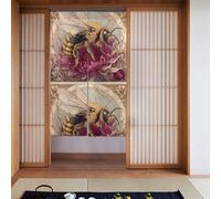 YYHHAOFA The King of Bees Rideau de porte à motif de séparation pour cuisine, salle de bain, chambre 86,4 x 142,2 cm