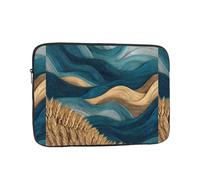 YYHHAOFA Waves in the Wheat Field Housse de protection pour ordinateur portable - Housse résistante aux chocs pour ordinateur portable de 43,2 cm pour homme et femme, voyage d'affaires, bureau