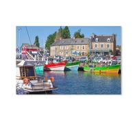 YYHMKBYY 5D Diy Diamant Peinture Mosaïque,Paimpol, Bretagne, France,Point De Croix Diamant Broderie Ensemble Couture Diamant Peinture(40x50cm)-C47