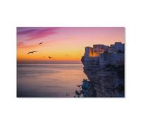 YYHMKBYY Bonifacio, Corse, France,5d Diamant Painting,Diamond Painting,Point De Croix Broderie Diamond Painting Kits Maison Décoration Murale(40x50cm)-B80