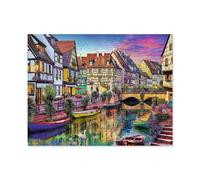 YYHMKBYY，Colmar, France，1000 Pièces Puzzle Défi Cérébral pour Enfants Bricolage Cadeau Amusant Jeu D'intérieur Décor À La Maison（38x26cm）-D16