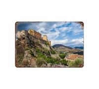 YYHMKBYY Corte - Corse，Décoration murale - Plaque en métal pour bar, pub, club, grotte(20x30cm 8x12 inch-298