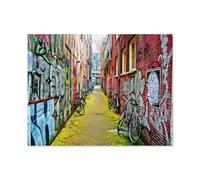 YYHMKBYY，Puzzles 1000 Pièces，Street Art à Amsterdam，Éducatives Intellectuelles Décompressant Jouet Puzzles Amusant Jeu De Famille pour Enfants Adultes（50x70cm）-B19