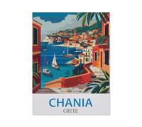 YYHMKBYY，Puzzles Classiques Puzzle 1000 Pièces，Chania, Crète, Grèce，Adultdecompression Paper Jigsaws Toys, Kids Toys Cadeaux（50x70cm-O50