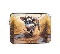 YYHWHJDE A Little Cow Stepping on The Quagmire - Housse de protection antichoc pour ordinateur portable de 12" - Pour homme et femme, voyage d'affaires, bureau et usage quotidien