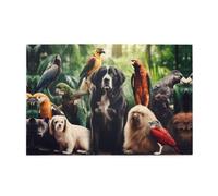 Yyhwhjde Animal Collection Puzzle en bois de qualité pour adultes et enfants 1 000 pièces