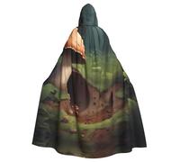 YYHWHJDE Ant Hole Next To Champignon Picture Veste à capuche pour adulte Halloween Cape de fête longue pour homme et femme
